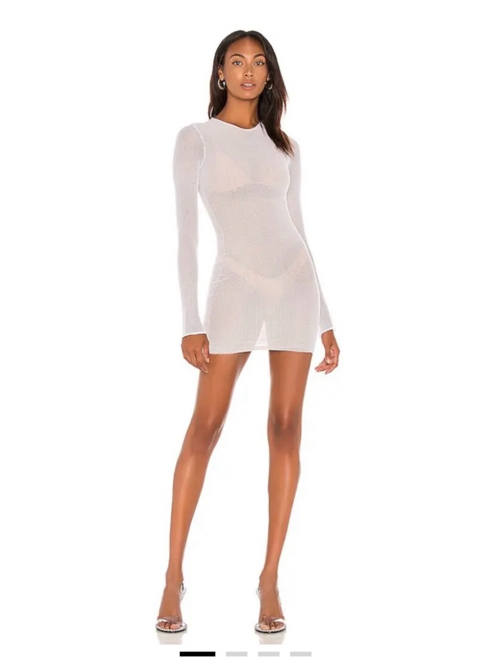 LaQuan Smith Revolve X Mesh Dress